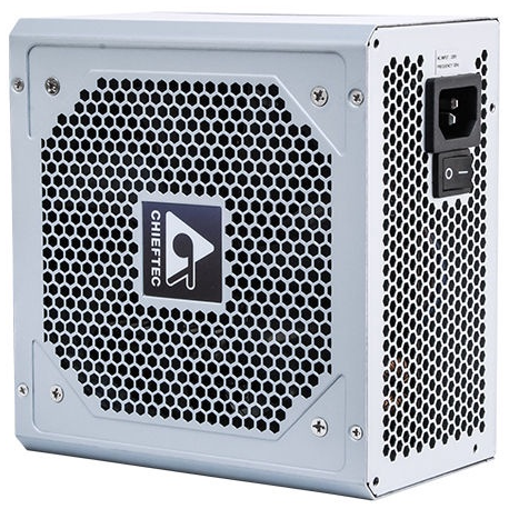 Chieftec iARENA GPC-600S - Power supply (internal) - ATX12V 2.3/ PS/2 - AC 230 V - 600 Watt - active PFC - silver - 1