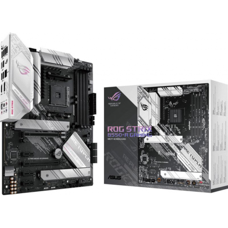 ASUS ROG STRIX B550-A GAMING - Motherboard - ATX - Socket AM4 - AMD B550 Chipset - USB-C Gen2, USB 3.2 Gen 1, USB 3.2 Gen 2 - 2.5 Gigabit LAN - onboard graphics (CPU required) - HD Audio (8-channel) - 2