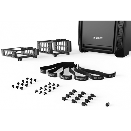 be quiet! Silent Base 601 Window - Tower - extended ATX - windowed side panel - no power supply (ATX / PS/2) - black - USB/Audio - 7