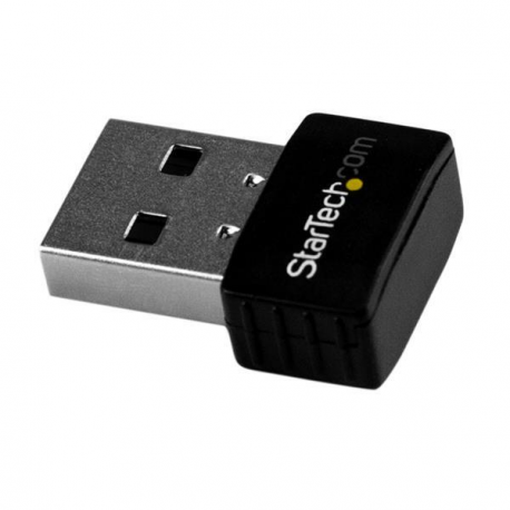 StarTech.com Wireless USB WiFi Adapter - Dual Band AC600 Wireless Dongle - 2.4GHz / 5GHz - 802.11ac Wi-Fi Laptop Adapter (USB433ACD1X1) - Network adapter - USB 2.0 - 802.11ac - black - 0