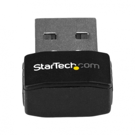 StarTech.com Wireless USB WiFi Adapter - Dual Band AC600 Wireless Dongle - 2.4GHz / 5GHz - 802.11ac Wi-Fi Laptop Adapter (USB433ACD1X1) - Network adapter - USB 2.0 - 802.11ac - black - 2