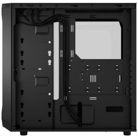 Fractal Design Focus 2 RGB - Tower - ATX - windowed side panel (tempered glass) - no power supply (ATX) - black TG clear tint - USB/Audio - 8