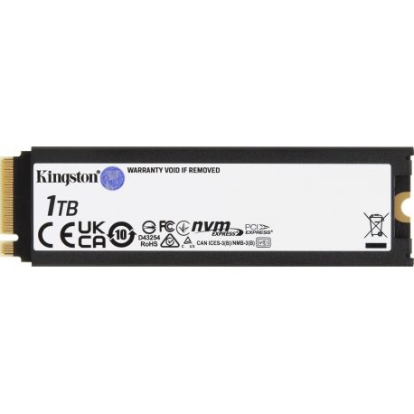 Kingston FURY Renegade - SSD - 1 TB - internal - M.2 2280 - PCIe 4.0 x4 (NVMe) - integrated heatsink - 2