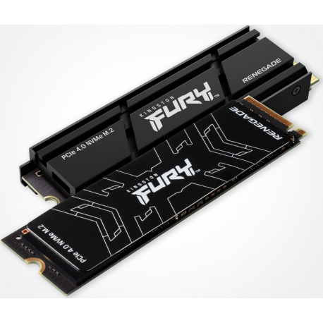 Kingston FURY Renegade - SSD - 1 TB - internal - M.2 2280 - PCIe 4.0 x4 (NVMe) - integrated heatsink - 3