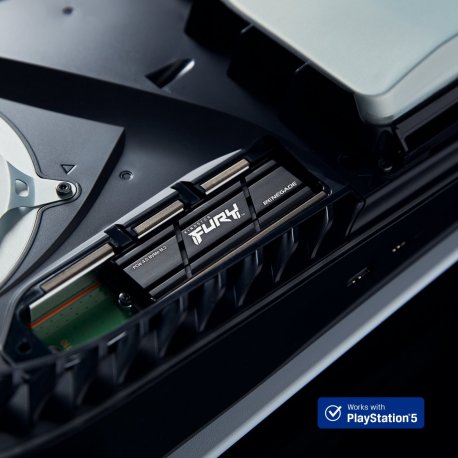 Kingston FURY Renegade - SSD - 1 TB - internal - M.2 2280 - PCIe 4.0 x4 (NVMe) - integrated heatsink - 6