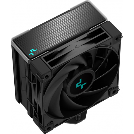 Deepcool AK400 ZERO DARK - Processor cooler - (for: LGA1155, LGA1150, LGA1151, AM4, LGA1200, LGA1700, AM5) - 120 mm - black - 2