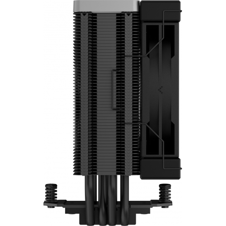 Deepcool AK400 ZERO DARK - Processor cooler - (for: LGA1155, LGA1150, LGA1151, AM4, LGA1200, LGA1700, AM5) - 120 mm - black - 5