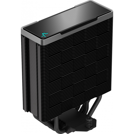 Deepcool AK400 ZERO DARK - Processor cooler - (for: LGA1155, LGA1150, LGA1151, AM4, LGA1200, LGA1700, AM5) - 120 mm - black - 6
