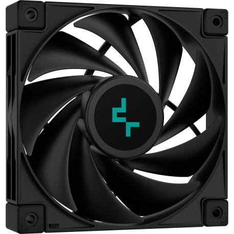 Deepcool AK400 ZERO DARK - Processor cooler - (for: LGA1155, LGA1150, LGA1151, AM4, LGA1200, LGA1700, AM5) - 120 mm - black - 7