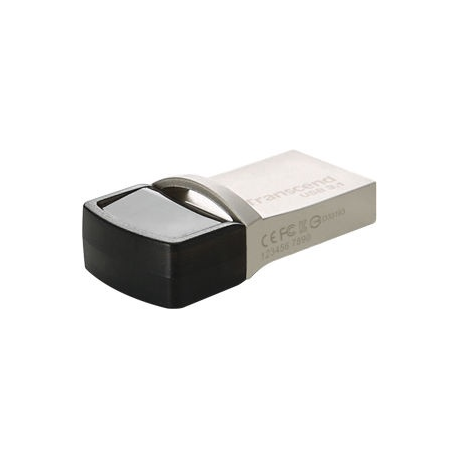 Transcend JetFlash 890 - USB flash drive - 128 GB - USB 3.1 Gen 1 / USB-C - silver - 1