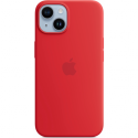 Apple - (PRODUCT) RED - back cover for mobile phone - MagSafe compatibility - silicone - red - for iPhone 14