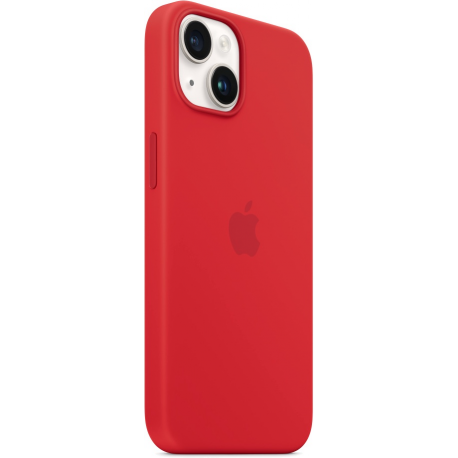Apple - (PRODUCT) RED - back cover for mobile phone - MagSafe compatibility - silicone - red - for iPhone 14 - 5