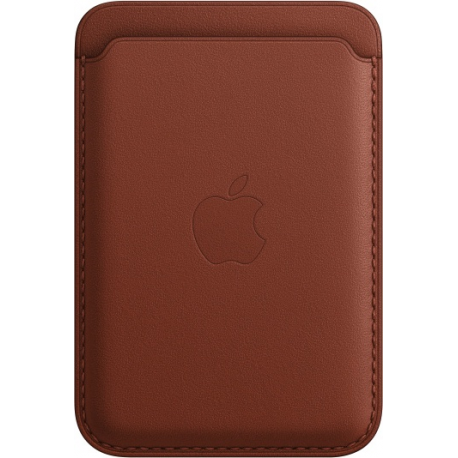 Apple - Wallet for mobile phone / credit card - with MagSafe - leather - umber - for iPhone 12, 13, 14 - 0