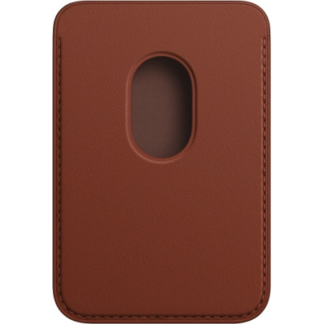 Apple - Wallet for mobile phone / credit card - with MagSafe - leather - umber - for iPhone 12, 13, 14 - 1