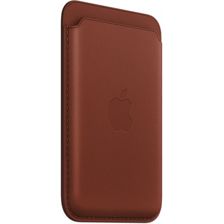 Apple - Wallet for mobile phone / credit card - with MagSafe - leather - umber - for iPhone 12, 13, 14 - 2