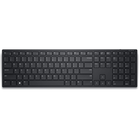 Dell KB500 - Keyboard - wireless - 2.4 GHz - QWERTY - Russian - black - with 3 years Advanced Exchange Service - 0