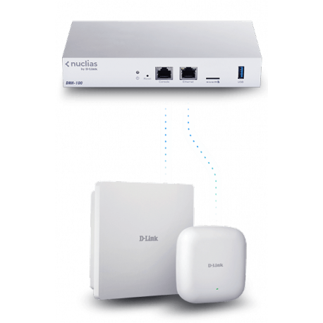Nuclias Connect DAP-X2850 - Radio access point - 2 ports - Wi-Fi 6 - 2.4 GHz, 5 GHz - wall / ceiling mountable - 9