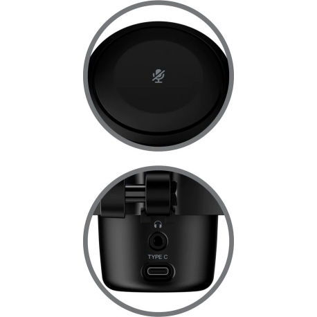 HyperX DuoCast - Microphone - USB - black - 5