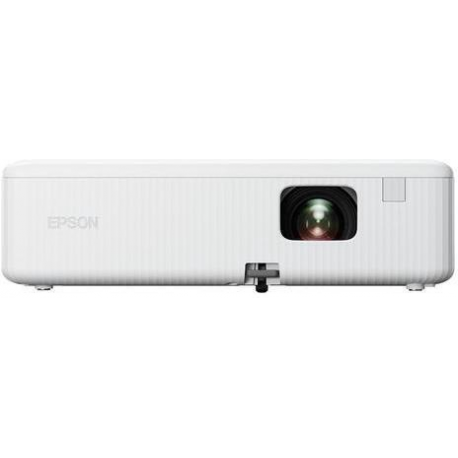 Epson CO-W01 - 3LCD projector - portable - 3000 lumens (white) - 3000 lumens (colour) - WXGA (1280 x 800) - 16:10 - black  /  white - 0