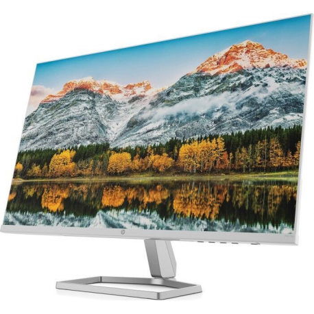 HP M27fw - LED monitor - 27" - 1920 x 1080 Full HD (1080p) @ 75 Hz - IPS - 300 cd / m² - 1000:1 - 5 ms - 2xHDMI, VGA - silver, white head - for Victus by HP Laptop 16; Laptop 15, 15s, 17; Pavilion Plus Laptop 14 - 2