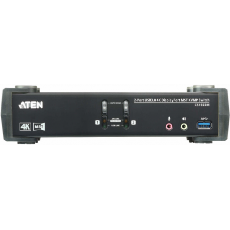 ATEN CS1922M - KVM  /  audio  /  USB switch - 2 x KVM  /  audio  /  USB - 1 local user - desktop - 2