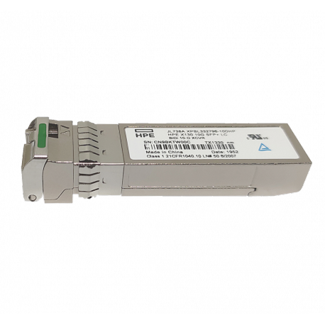 HPE X130 - SFP+ transceiver module - 10 GigE - 10GBASE-BiDi - LC single-mode - up to 10 km - for P/N: JH953AR, JL585A, JL585AR, JL587A, JL587AR, JL689A, JL689AR, JQ061AR, JQ074A, JQ074AR - 0