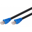 MicroConnect - Network cable - RJ-45 (M) to RJ-45 (M) - 60 m - UTP - CAT 6 - outdoor, solid - black, blue