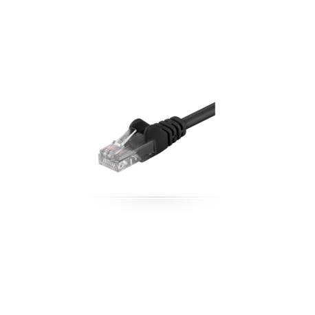 MicroConnect - Network cable - RJ-45 (M) to RJ-45 (M) - 25 m - UTP - CAT 5e - booted - black - 0