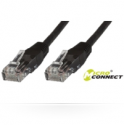 MicroConnect - Network cable - RJ-45 (M) to RJ-45 (M) - 20 cm - UTP - CAT 6 - halogen-free - black