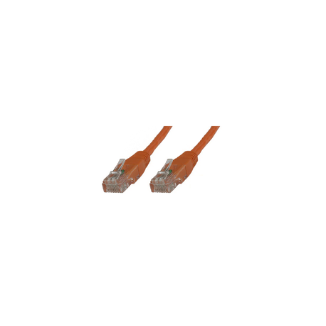 MicroConnect - Network cable - RJ-45 (M) to RJ-45 (M) - 5 m - UTP - CAT 6 - orange - 0