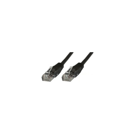 MicroConnect - Network cable - RJ-45 (M) to RJ-45 (M) - 10 m - 6 mm - UTP - CAT 6 - round, stranded - black (pack of 10) - 0