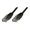 MicroConnect - Network cable - RJ-45 (M) to RJ-45 (M) - 10 m - 6 mm - UTP - CAT 6 - round, stranded - black (pack of 10)