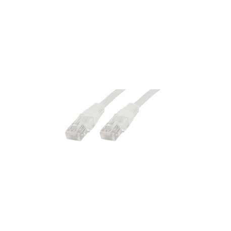 MicroConnect - Network cable - RJ-45 (M) to RJ-45 (M) - 5 m - UTP - CAT 5e - stranded - white (pack of 10) - 0
