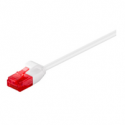 MicroConnect - Network cable - RJ-45 (M) to RJ-45 (M) - 1 m - UTP - CAT 6 - stranded - white