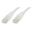 MicroConnect - Network cable - RJ-45 (M) to RJ-45 (M) - 1 m - 6 mm - UTP - CAT 6 - round, stranded - white (pack of 10)