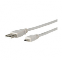MicroConnect - USB cable - Micro-USB Type B (M) to USB (M) - 3 m - grey