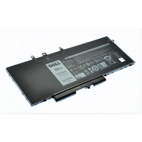 Dell - Laptop battery (equivalent to: Dell GJKNX, Dell 0GJKNX, Dell KCM82) - Lithium Ion - 4-cell - 68 Wh - for Latitude 5280, 5480, 5580 - 0