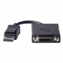 Dell - Video converter - DisplayPort - DVI - for Latitude 5414, 7214, 7414; OptiPlex 30XX, 3240, 5050, 5250, 70XX, 74XX; Precision T1650