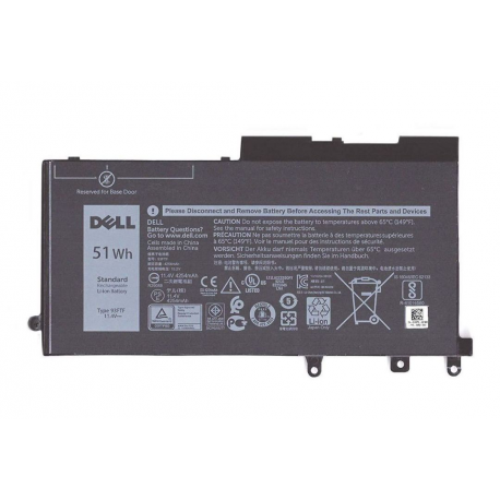 Dell - Laptop battery (equivalent to: Dell D4CMT, Dell 93FTF) - Lithium Ion - 3-cell - 4254 mAh - 51 Wh - black - for Latitude 5480 - 0