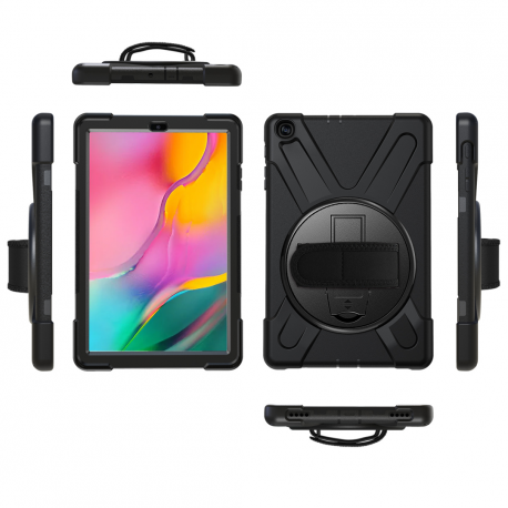 eSTUFF Defender Case - Back cover for tablet - black - for Samsung Galaxy Tab A (2019) (10.1 in) - 2