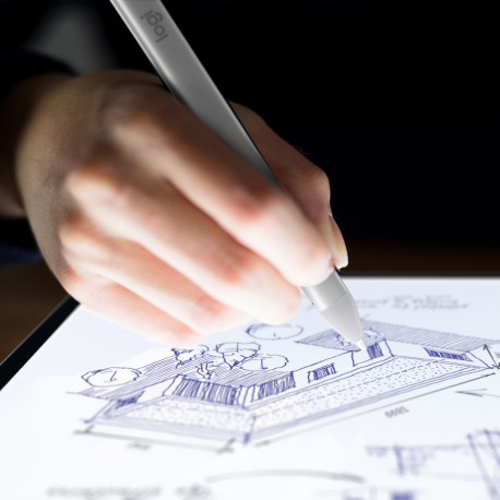 Logitech Crayon - Digital pen - wireless - grey - 4