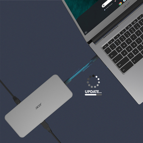 Acer Dock II D501 - Docking station - USB-C - HDMI, DP - GigE - 12