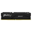 Kingston FURY Beast - DDR5 - module - 16 GB - DIMM 288-pin - 5600 MHz  /  PC5-44800 - CL36 - 1.25 V - unbuffered - on-die ECC - black