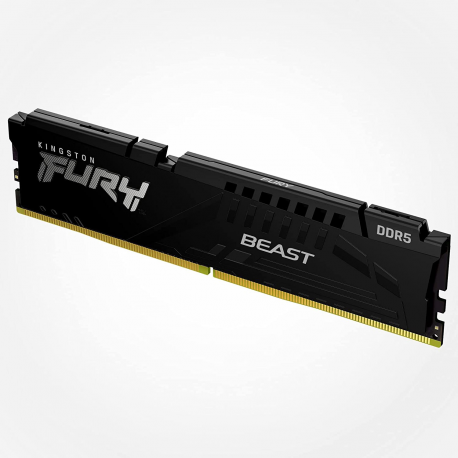 Kingston FURY Beast - DDR5 - module - 16 GB - DIMM 288-pin - 5600 MHz  /  PC5-44800 - CL36 - 1.25 V - unbuffered - on-die ECC - black - 2