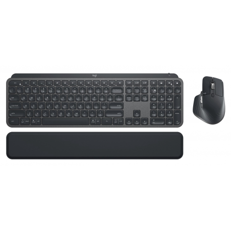 Logitech MX Keys Combo for Business - Keyboard and mouse set - backlit - wireless - Bluetooth LE - QWERTY - US International - graphite - 0