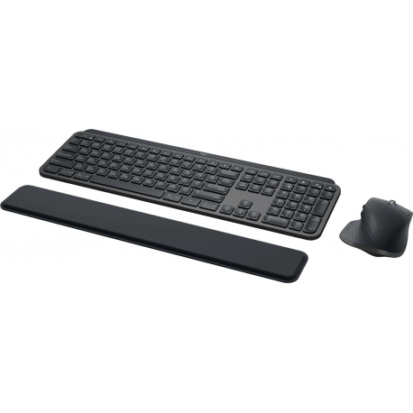 Logitech MX Keys Combo for Business - Keyboard and mouse set - backlit - wireless - Bluetooth LE - QWERTY - US International - graphite - 2
