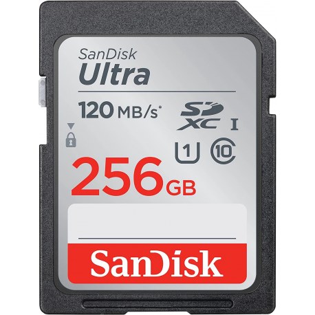 SanDisk Ultra - Flash memory card - 256 GB - UHS-I U1 / Class10 - SDXC UHS-I - 0