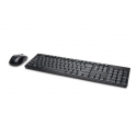 Kensington Pro Fit Low-Profile Desktop Set - Keyboard and mouse set - wireless - 2.4 GHz - German - black