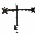 Kensington SmartFit Ergo Dual Extended Monitor Arm - Mounting kit - for 2 monitors (adjustable arm) - metal - black - screen size: up to 32" - desktop, C-clamp, grommet, desk-mountable