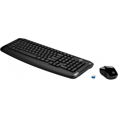 HP 300 - Keyboard and mouse set - wireless - Swedish - for OMEN by HP Laptop 16; Victus by HP Laptop 16; Laptop 15, 17; Pavilion Plus Laptop 14 - 1
